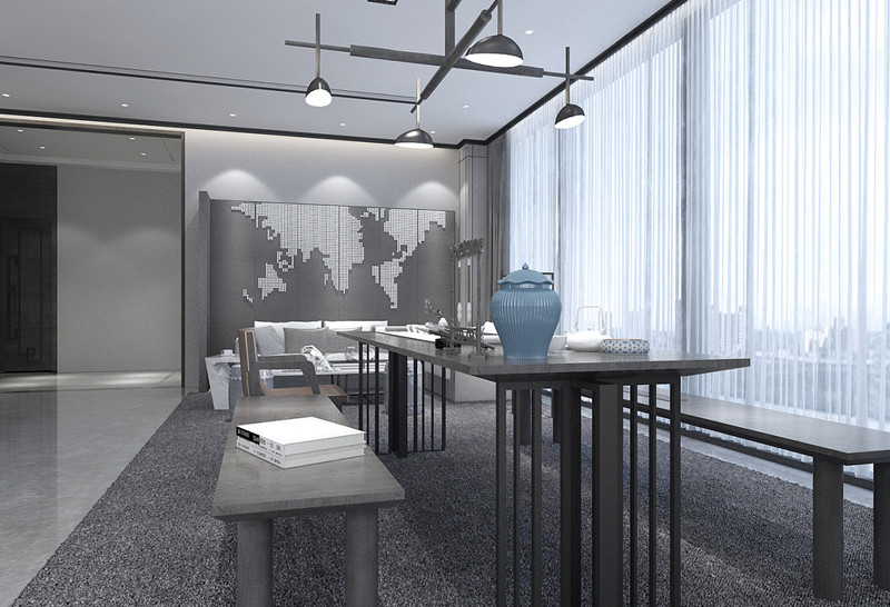 極簡禪意總經(jīng)理辦公室設(shè)計效果-第3張圖片-上海古都建筑設(shè)計集團 極簡禪意總經(jīng)理辦公室設(shè)計效果-第3張圖片-上海古都建筑設(shè)計集團