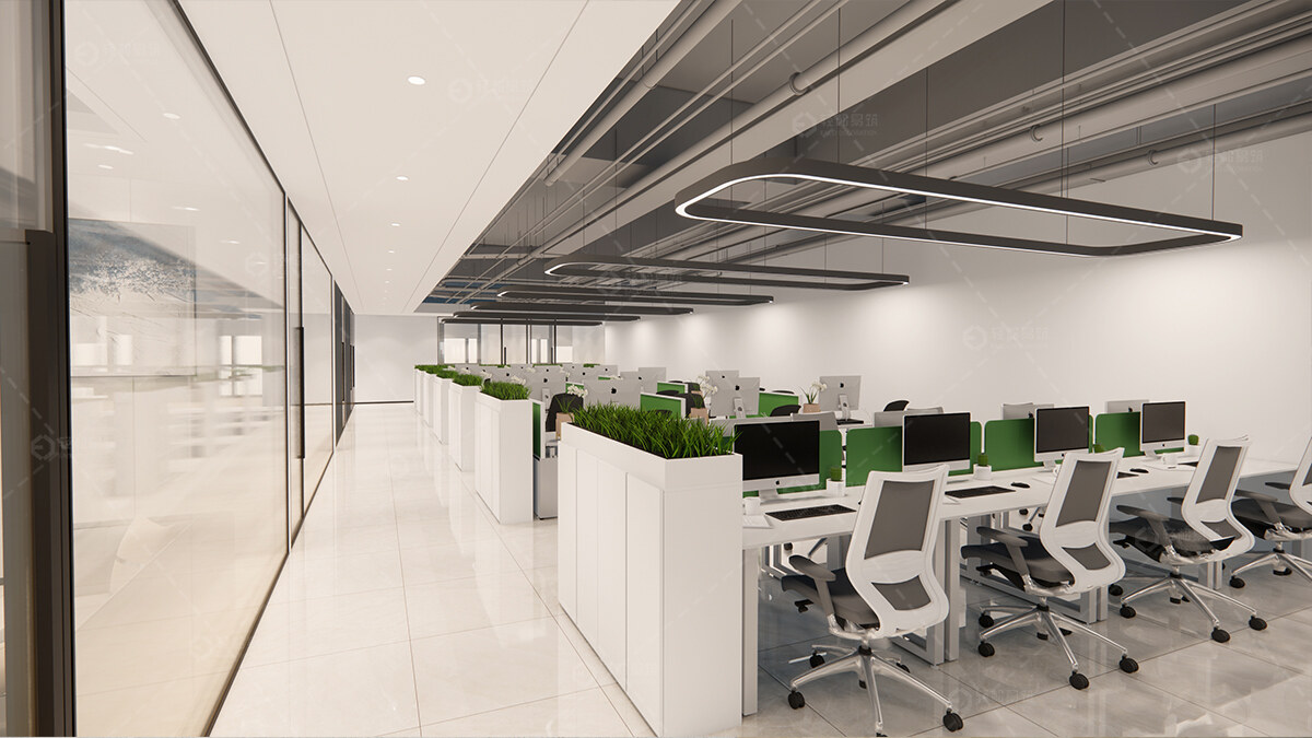 浦東新區(qū)芯片開發(fā)公司辦公室裝修設(shè)計-第2張圖片-上海古都建筑設(shè)計集團(tuán) 浦東新區(qū)芯片開發(fā)公司辦公室裝修設(shè)計-第2張圖片-上海古都建筑設(shè)計集團(tuán)