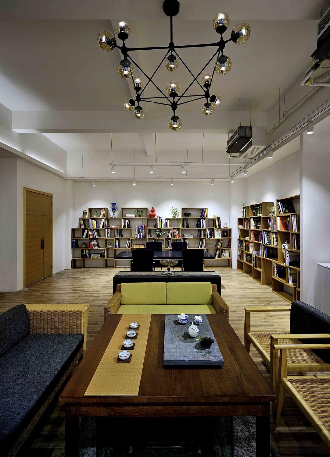 閔行區(qū)280平辦公室裝修混搭風格設計-第5張圖片-上海古都建筑設計集團 閔行區(qū)280平辦公室裝修混搭風格設計-第5張圖片-上海古都建筑設計集團