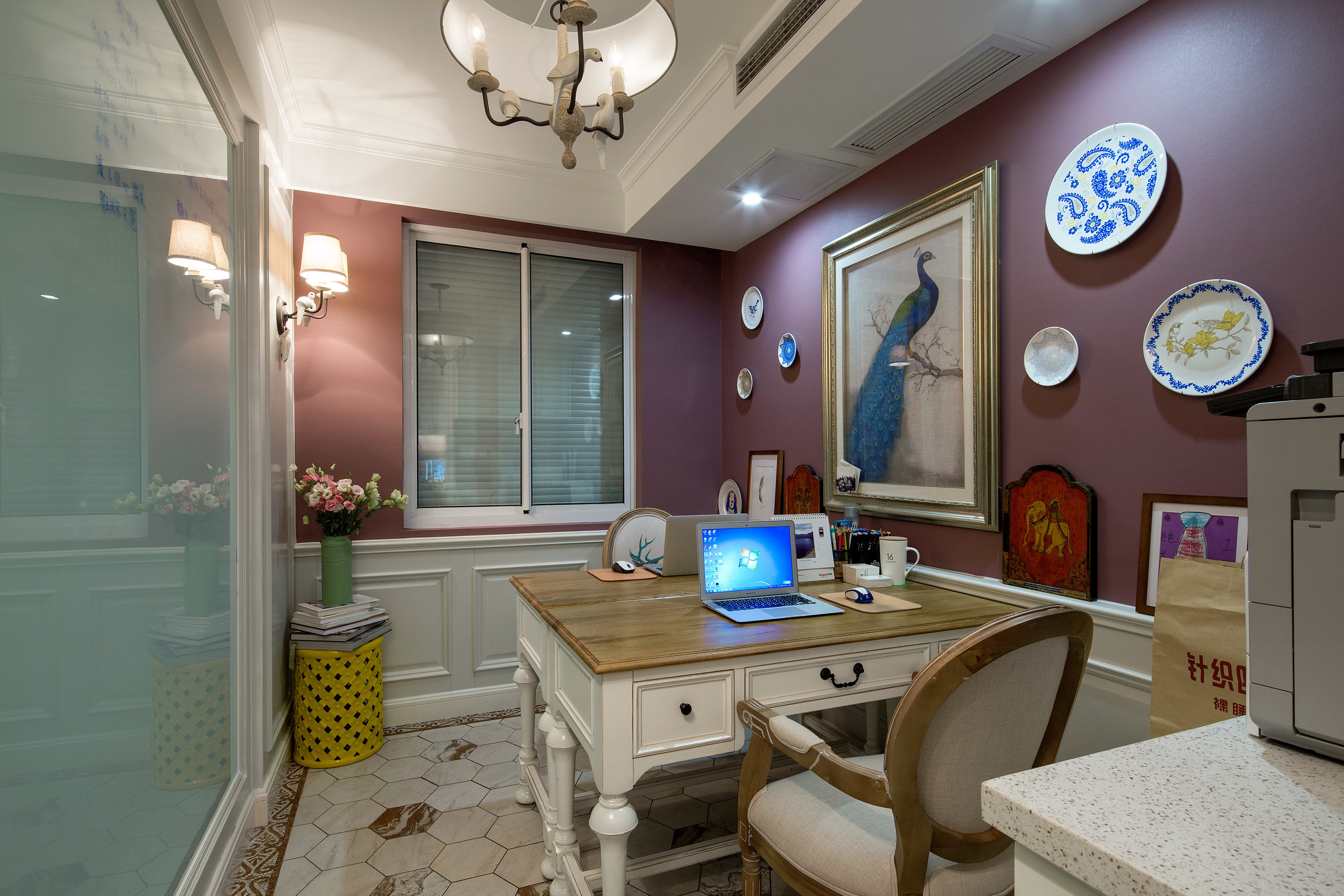 徐匯區(qū)120平辦公室裝修美式風(fēng)格設(shè)計-第2張圖片-上海古都建筑設(shè)計集團(tuán)