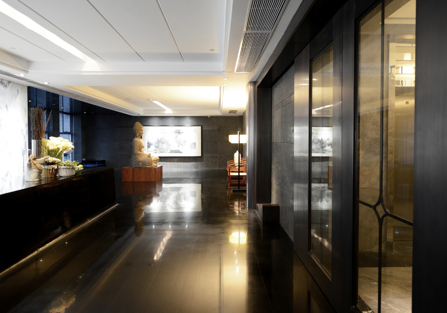 徐匯區(qū)儒雅風(fēng)格辦公室裝修設(shè)計(jì)-第2張圖片-上海古都建筑設(shè)計(jì)集團(tuán) 徐匯區(qū)儒雅風(fēng)格辦公室裝修設(shè)計(jì)-第2張圖片-上海古都建筑設(shè)計(jì)集團(tuán)