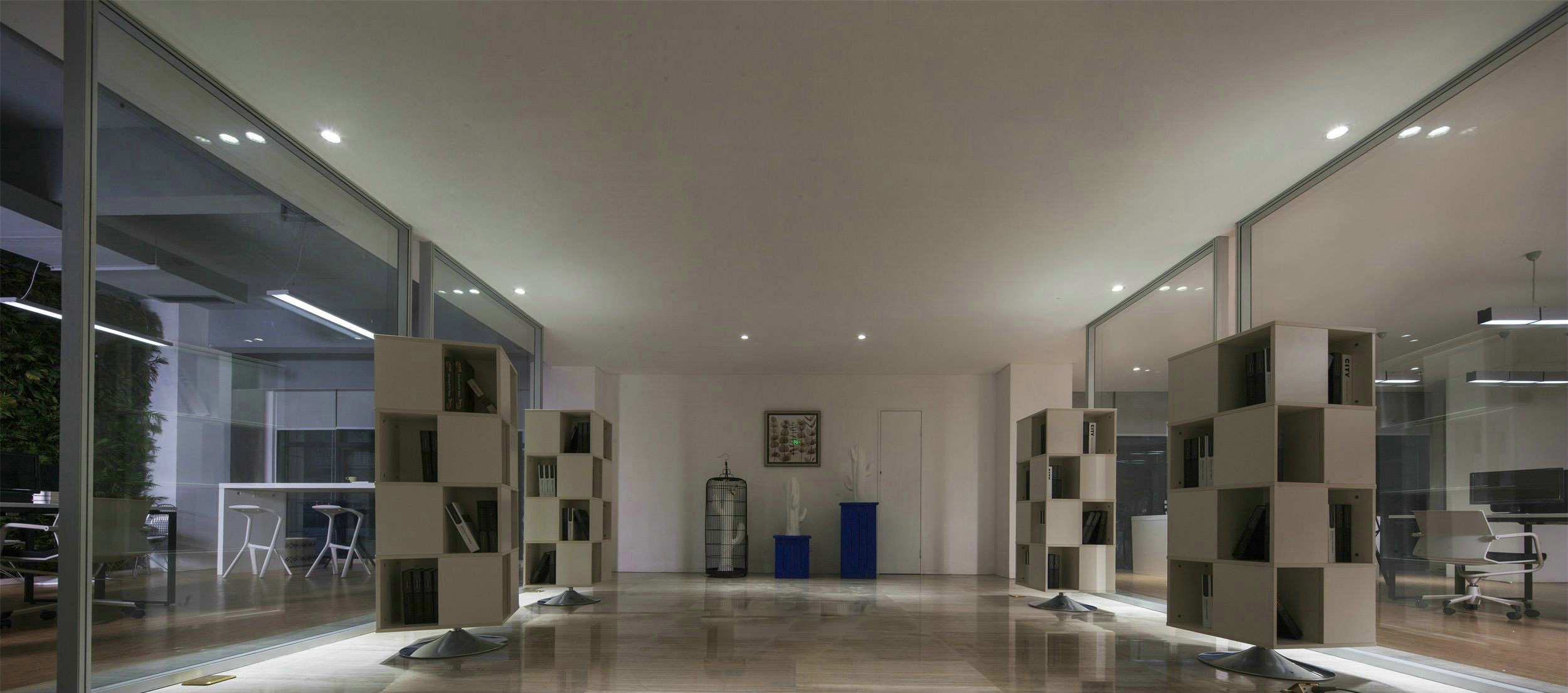 上?，F(xiàn)代時(shí)尚風(fēng)格辦公室裝修設(shè)計(jì)-第2張圖片-上海古都建筑設(shè)計(jì)集團(tuán)