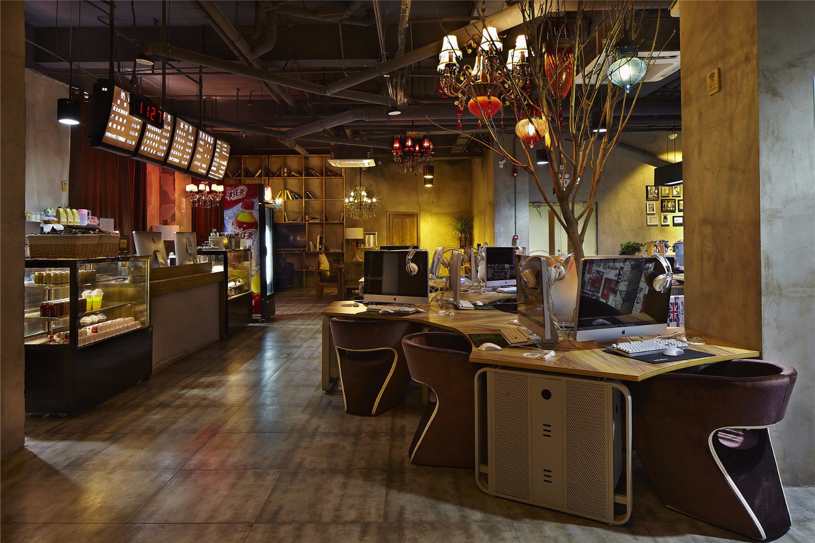 浦東新區(qū)工業(yè)風網(wǎng)吧裝修設(shè)計-第6張圖片-上海古都建筑設(shè)計集團 浦東新區(qū)工業(yè)風網(wǎng)吧裝修設(shè)計-第6張圖片-上海古都建筑設(shè)計集團