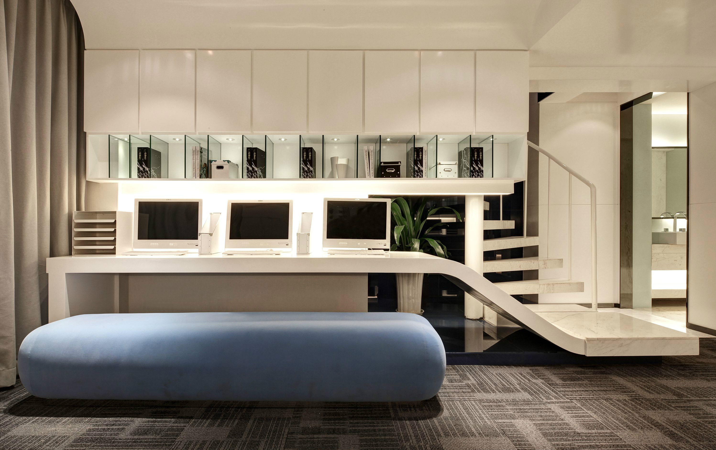 黃浦區(qū)英倫風格辦公室裝修設計-第2張圖片-上海古都建筑設計集團