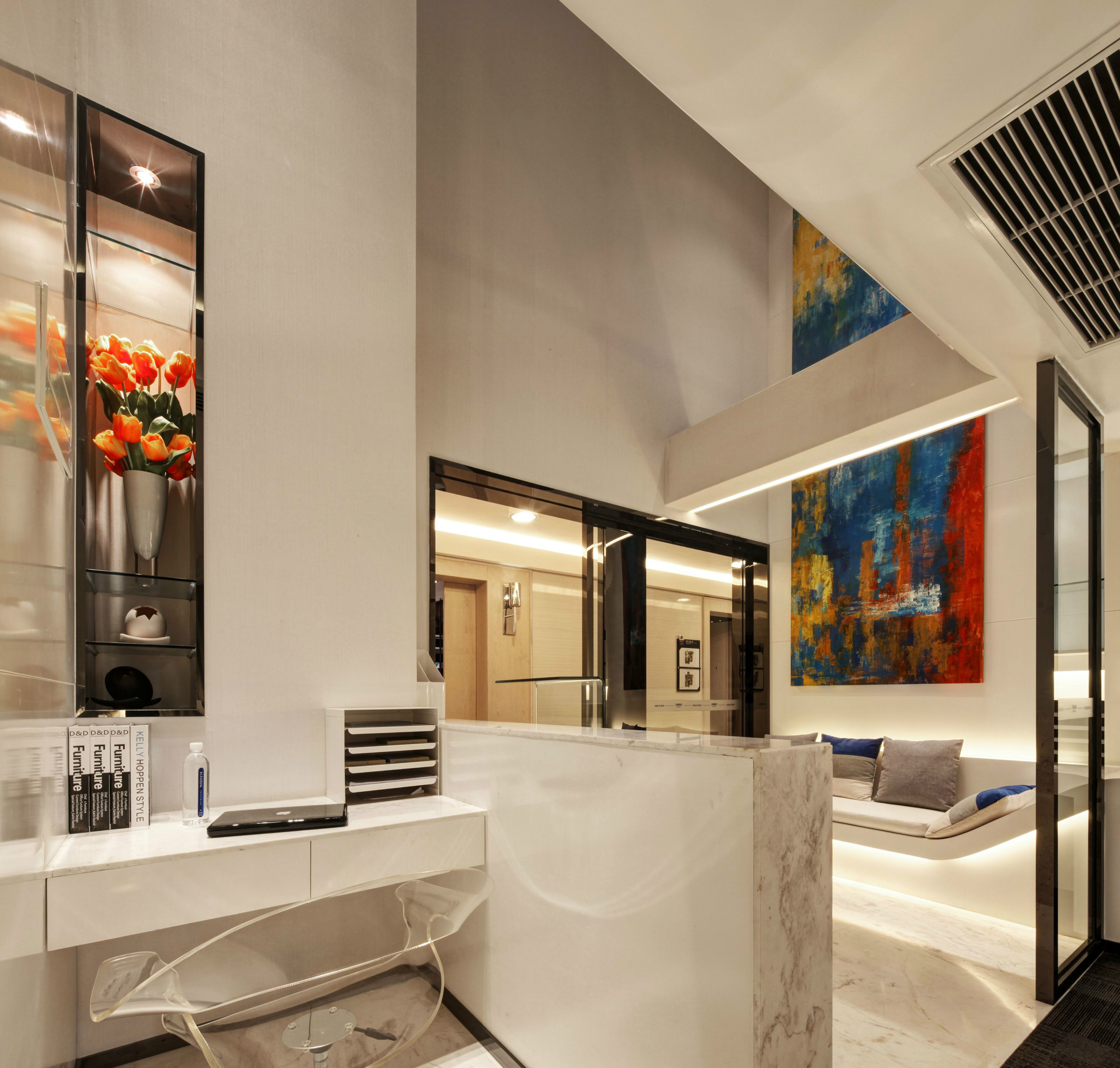 黃浦區(qū)英倫風格辦公室裝修設計-第3張圖片-上海古都建筑設計集團