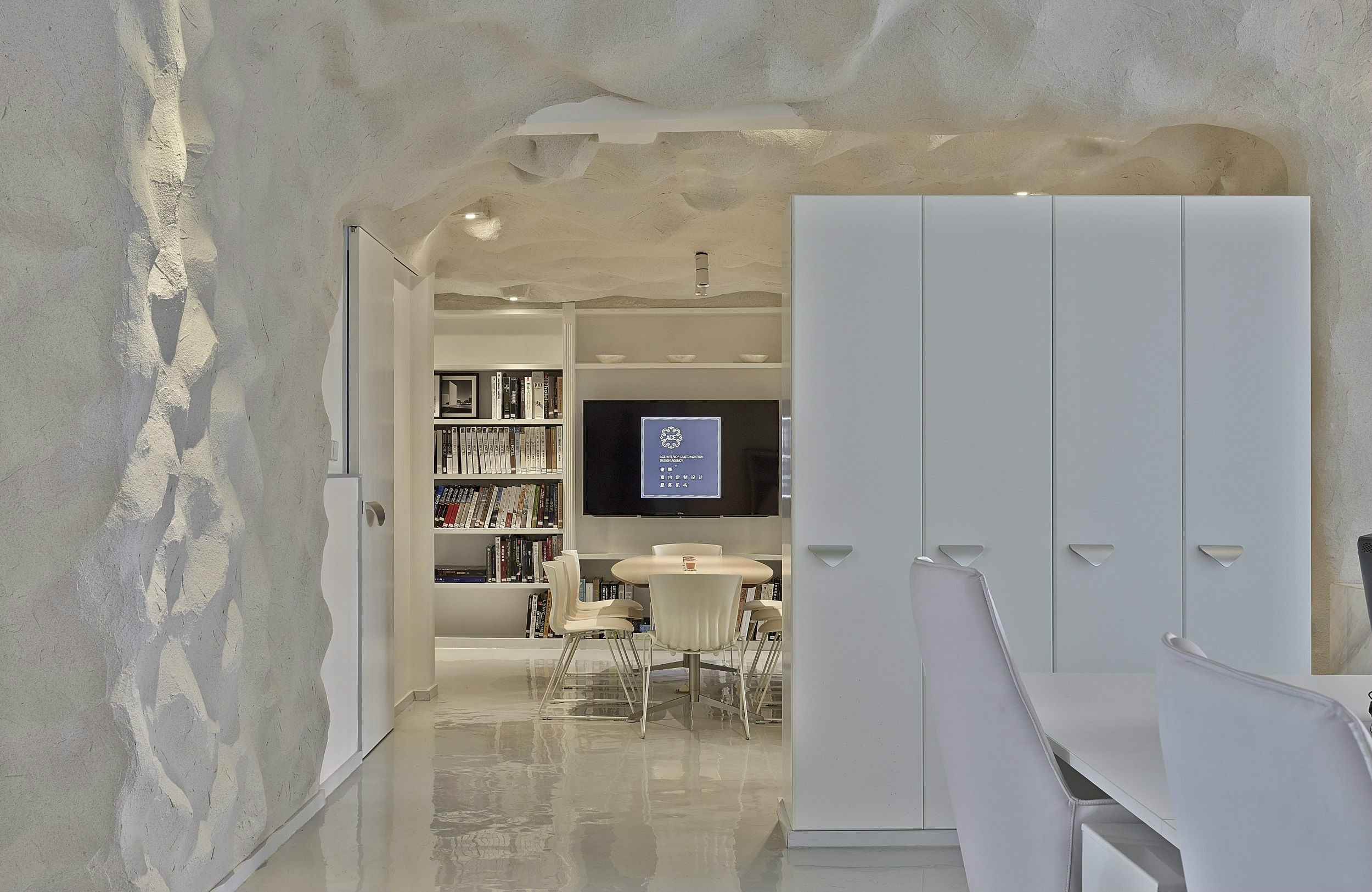 上海復(fù)古山洞風(fēng)格辦公室裝修設(shè)計-第3張圖片-上海古都建筑設(shè)計集團 上海復(fù)古山洞風(fēng)格辦公室裝修設(shè)計-第3張圖片-上海古都建筑設(shè)計集團