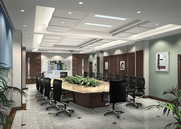 虹口區(qū)現(xiàn)代簡約風(fēng)格會(huì)議室裝修設(shè)計(jì)-第3張圖片-上海古都建筑設(shè)計(jì)集團(tuán)