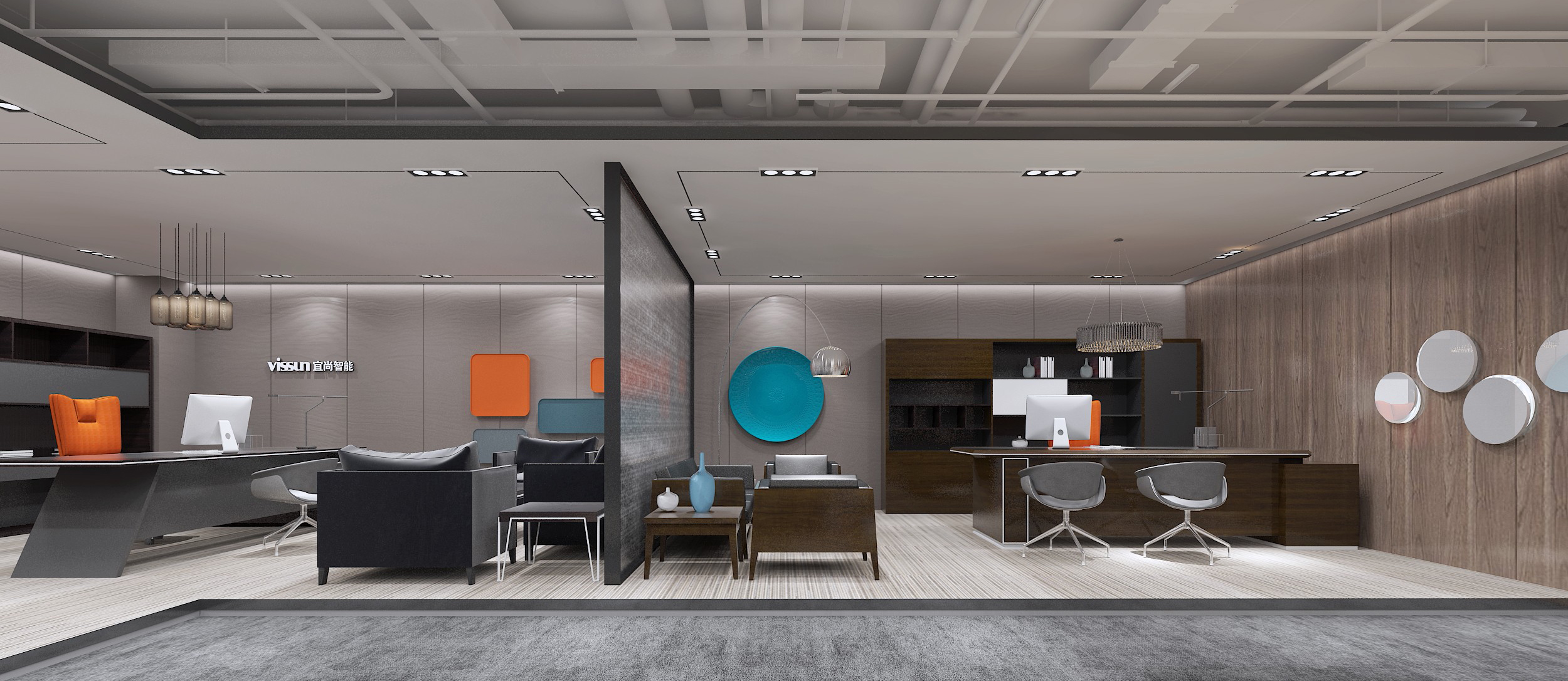 浦東新區(qū)科技智能辦公室裝修設(shè)計-第5張圖片-上海古都建筑設(shè)計集團(tuán) 浦東新區(qū)科技智能辦公室裝修設(shè)計-第5張圖片-上海古都建筑設(shè)計集團(tuán)