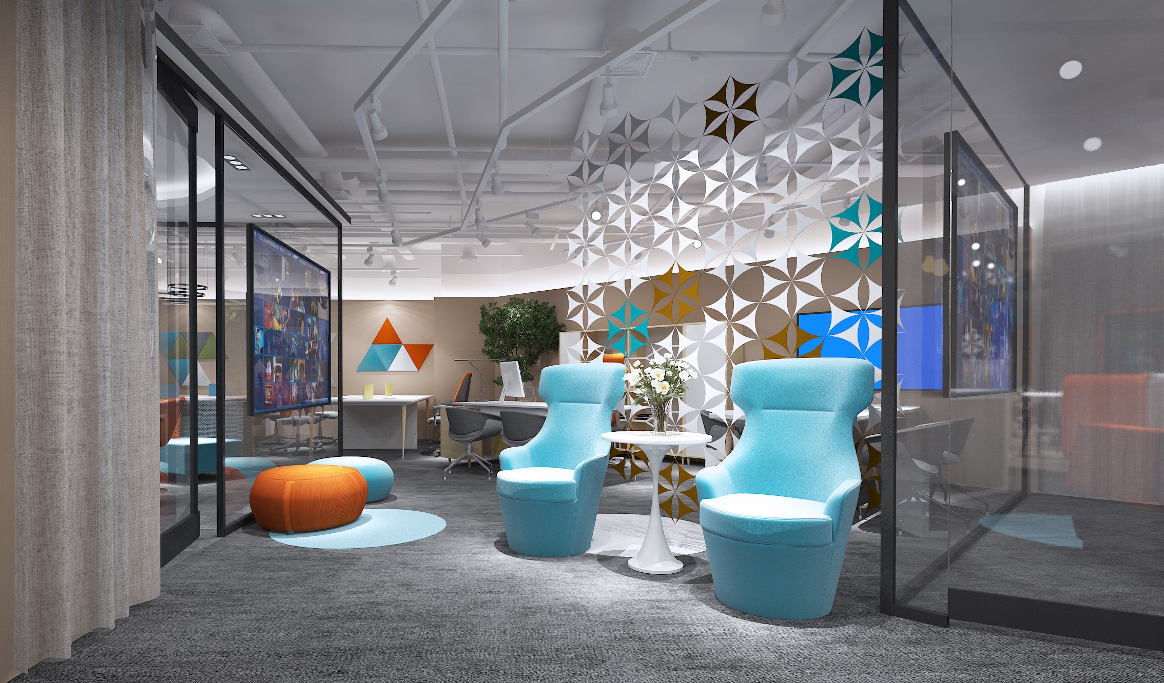 浦東新區(qū)科技智能辦公室裝修設(shè)計-第10張圖片-上海古都建筑設(shè)計集團(tuán) 浦東新區(qū)科技智能辦公室裝修設(shè)計-第10張圖片-上海古都建筑設(shè)計集團(tuán)