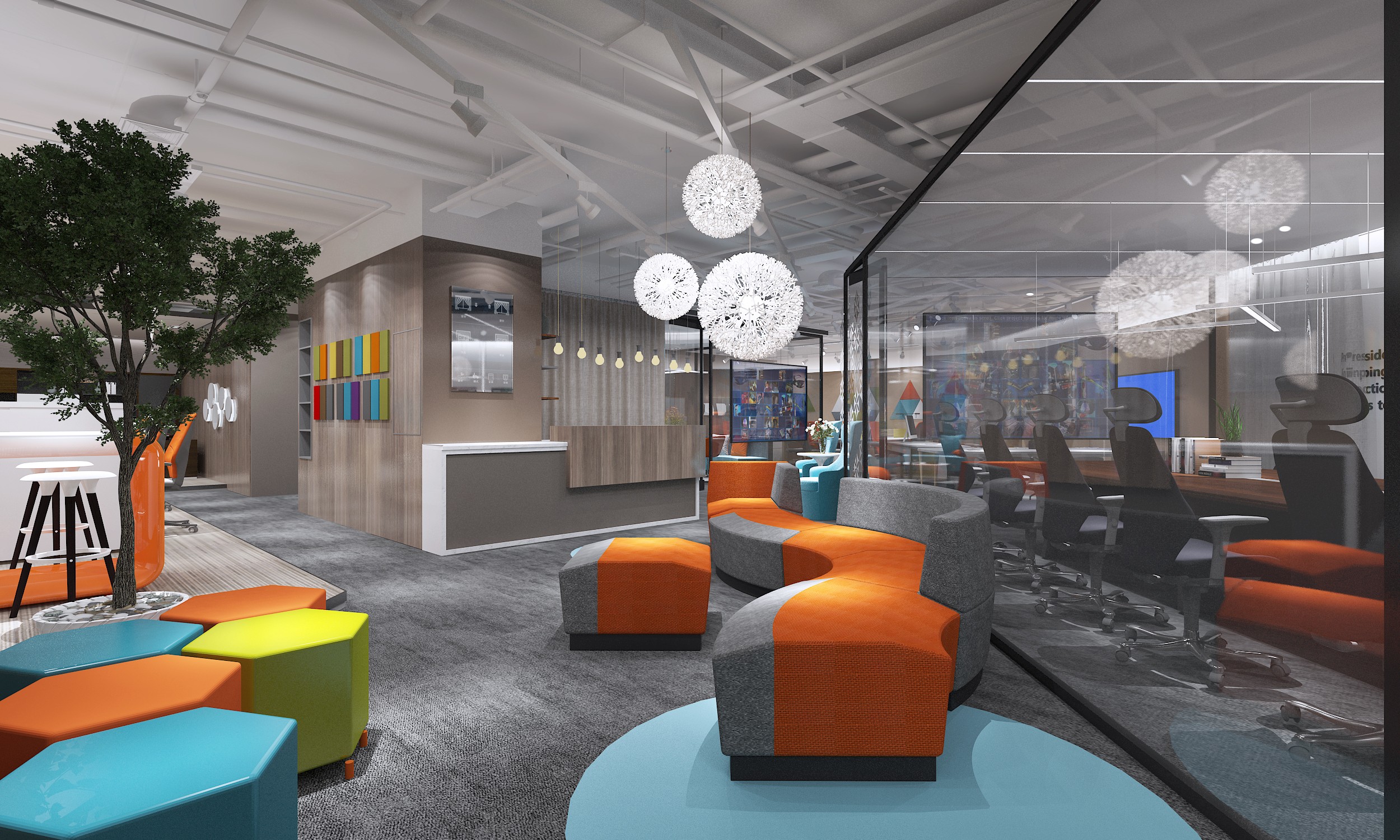 浦東新區(qū)科技智能辦公室裝修設(shè)計-第12張圖片-上海古都建筑設(shè)計集團(tuán) 浦東新區(qū)科技智能辦公室裝修設(shè)計-第12張圖片-上海古都建筑設(shè)計集團(tuán)