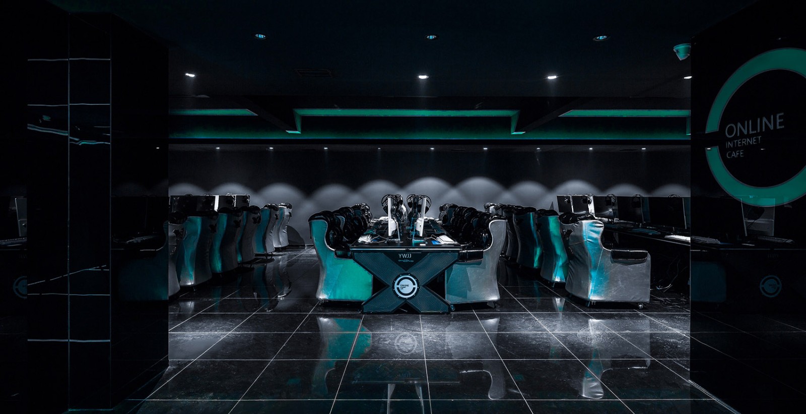 科技電競風格網(wǎng)吧裝修設計-第1張圖片-上海古都建筑設計集團 科技電競風格網(wǎng)吧裝修設計-第1張圖片-上海古都建筑設計集團