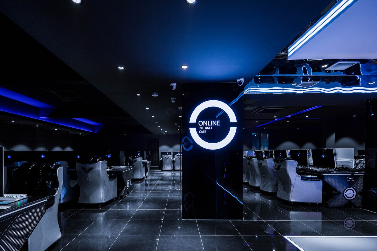 科技電競風格網(wǎng)吧裝修設計-第4張圖片-上海古都建筑設計集團 科技電競風格網(wǎng)吧裝修設計-第4張圖片-上海古都建筑設計集團