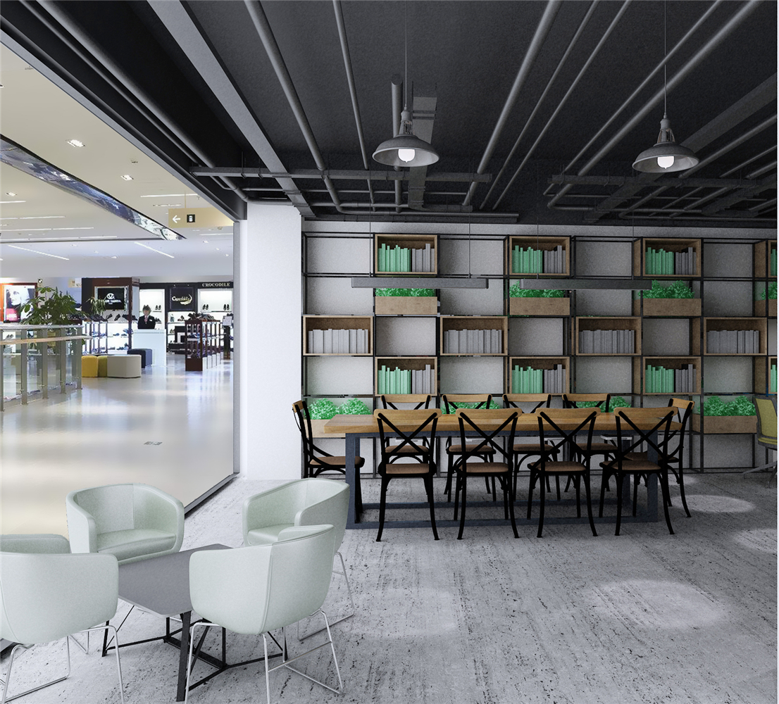 工業(yè)風服裝店裝修設計-第2張圖片-上海古都建筑設計集團 工業(yè)風服裝店裝修設計-第2張圖片-上海古都建筑設計集團