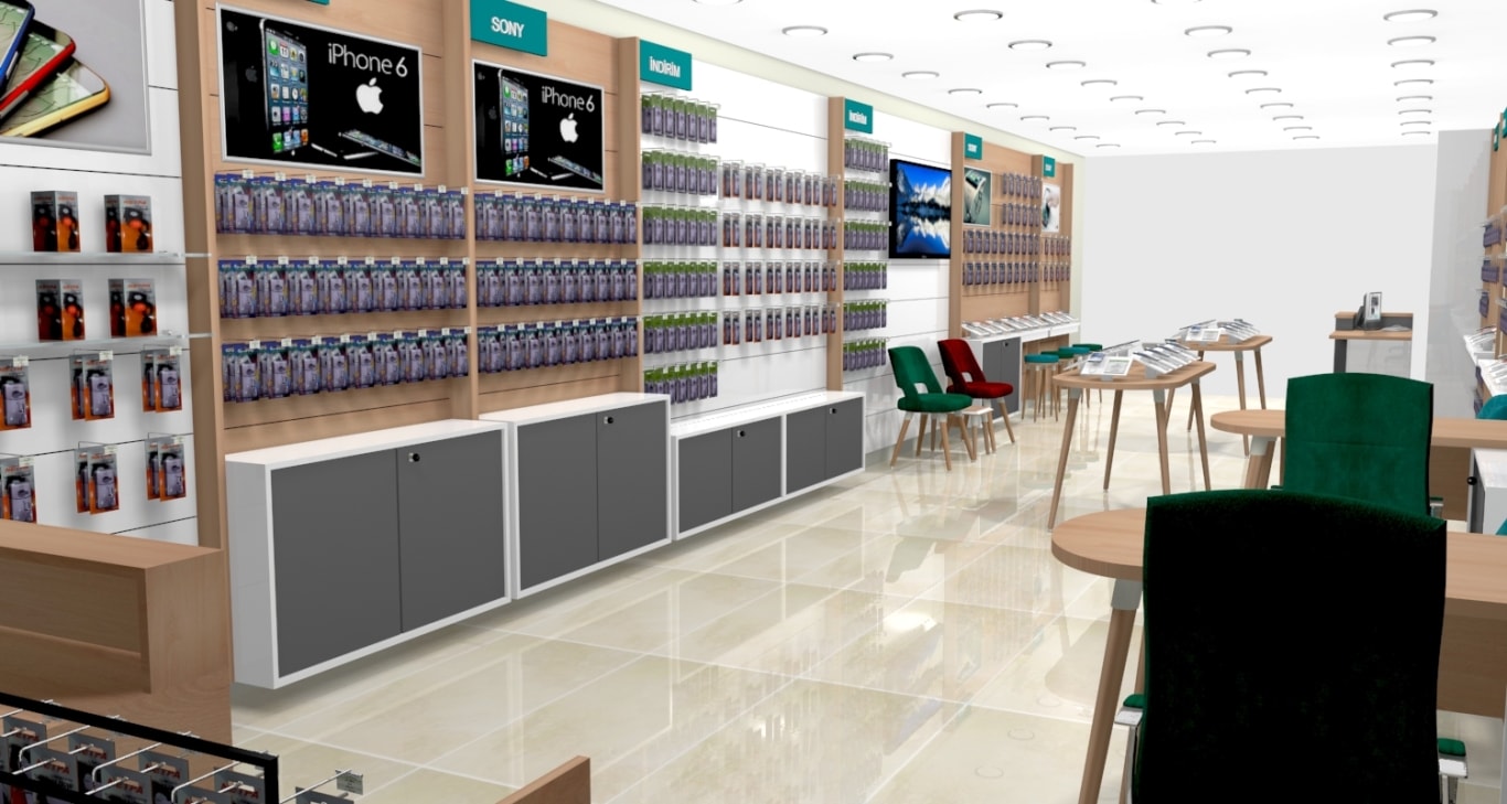 小型簡約手機(jī)店裝修設(shè)計-第6張圖片-上海古都建筑設(shè)計集團(tuán)