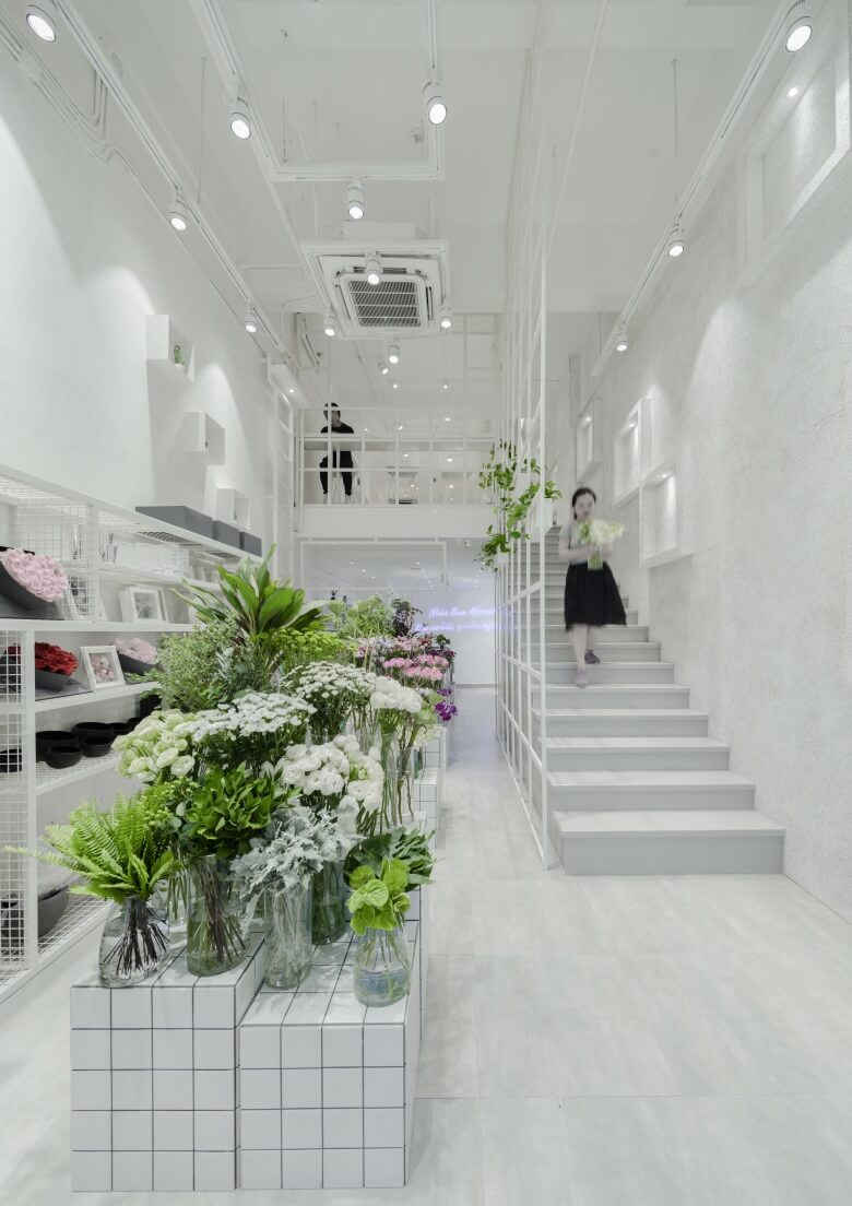 清新簡約花藝店裝修設計-第2張圖片-上海古都建筑設計集團 清新簡約花藝店裝修設計-第2張圖片-上海古都建筑設計集團