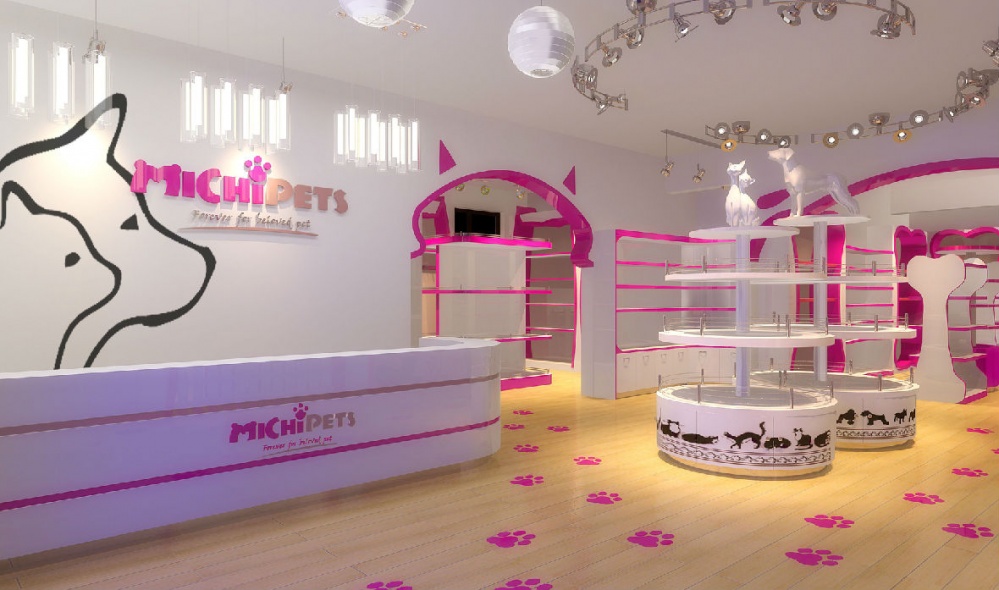 粉色可愛系寵物一體店裝修設(shè)計(jì)-第2張圖片-上海古都建筑設(shè)計(jì)集團(tuán) 粉色可愛系寵物一體店裝修設(shè)計(jì)-第2張圖片-上海古都建筑設(shè)計(jì)集團(tuán)