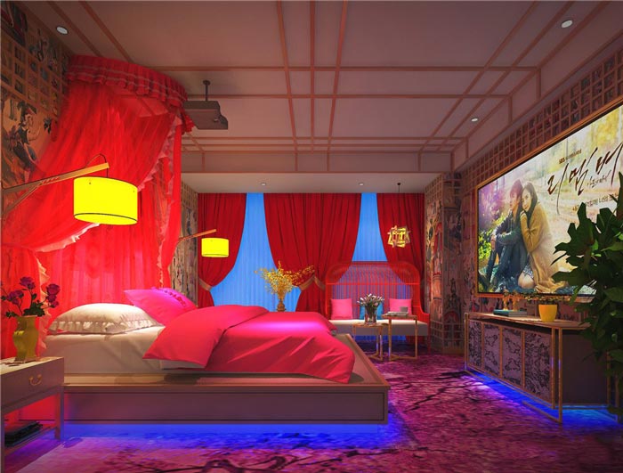 個(gè)性情侶主題酒店裝修設(shè)計(jì)-第2張圖片-上海古都建筑設(shè)計(jì)集團(tuán) 個(gè)性情侶主題酒店裝修設(shè)計(jì)-第2張圖片-上海古都建筑設(shè)計(jì)集團(tuán)