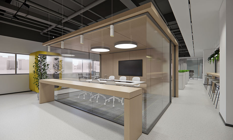 簡約科技風(fēng)格辦公室裝修設(shè)計(jì)-第4張圖片-上海古都建筑設(shè)計(jì)集團(tuán) 簡約科技風(fēng)格辦公室裝修設(shè)計(jì)-第4張圖片-上海古都建筑設(shè)計(jì)集團(tuán)