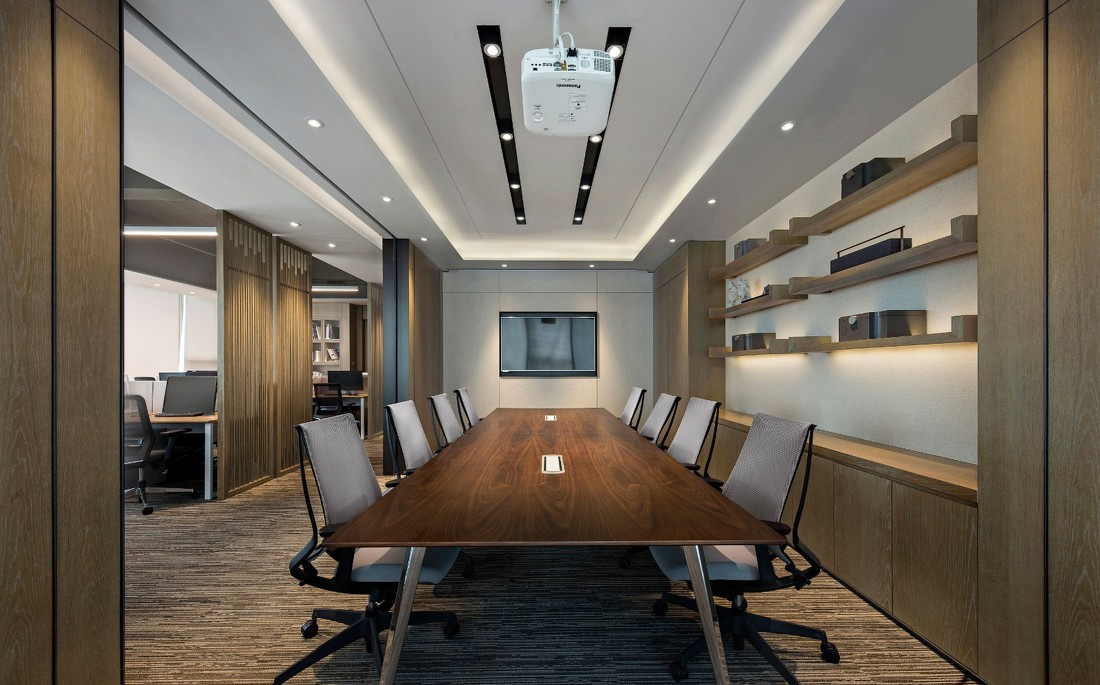 木質(zhì)時尚風(fēng)格辦公室裝修設(shè)計(jì)-第3張圖片-上海古都建筑設(shè)計(jì)集團(tuán)