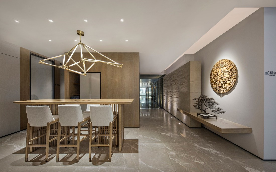 木質(zhì)時尚風(fēng)格辦公室裝修設(shè)計(jì)-第1張圖片-上海古都建筑設(shè)計(jì)集團(tuán)