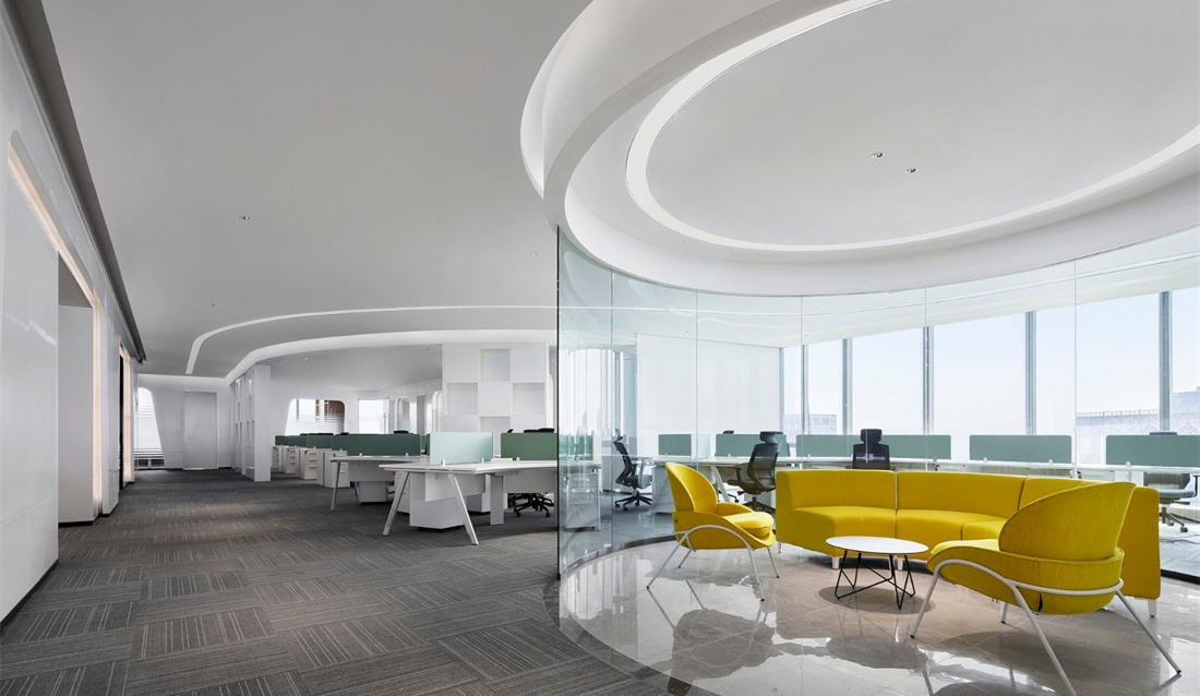 清新時尚風(fēng)格辦公室裝修設(shè)計-第3張圖片-上海古都建筑設(shè)計集團(tuán)