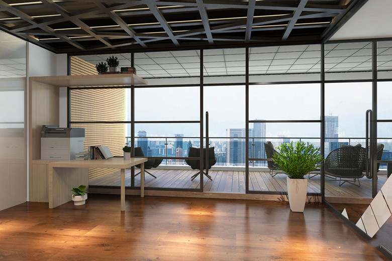 4200平米建設工程公司辦公室設計裝修-第6張圖片-上海古都建筑設計集團