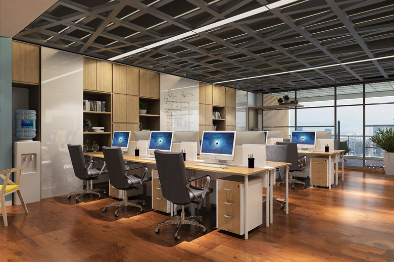 4200平米建設工程公司辦公室設計裝修-第1張圖片-上海古都建筑設計集團