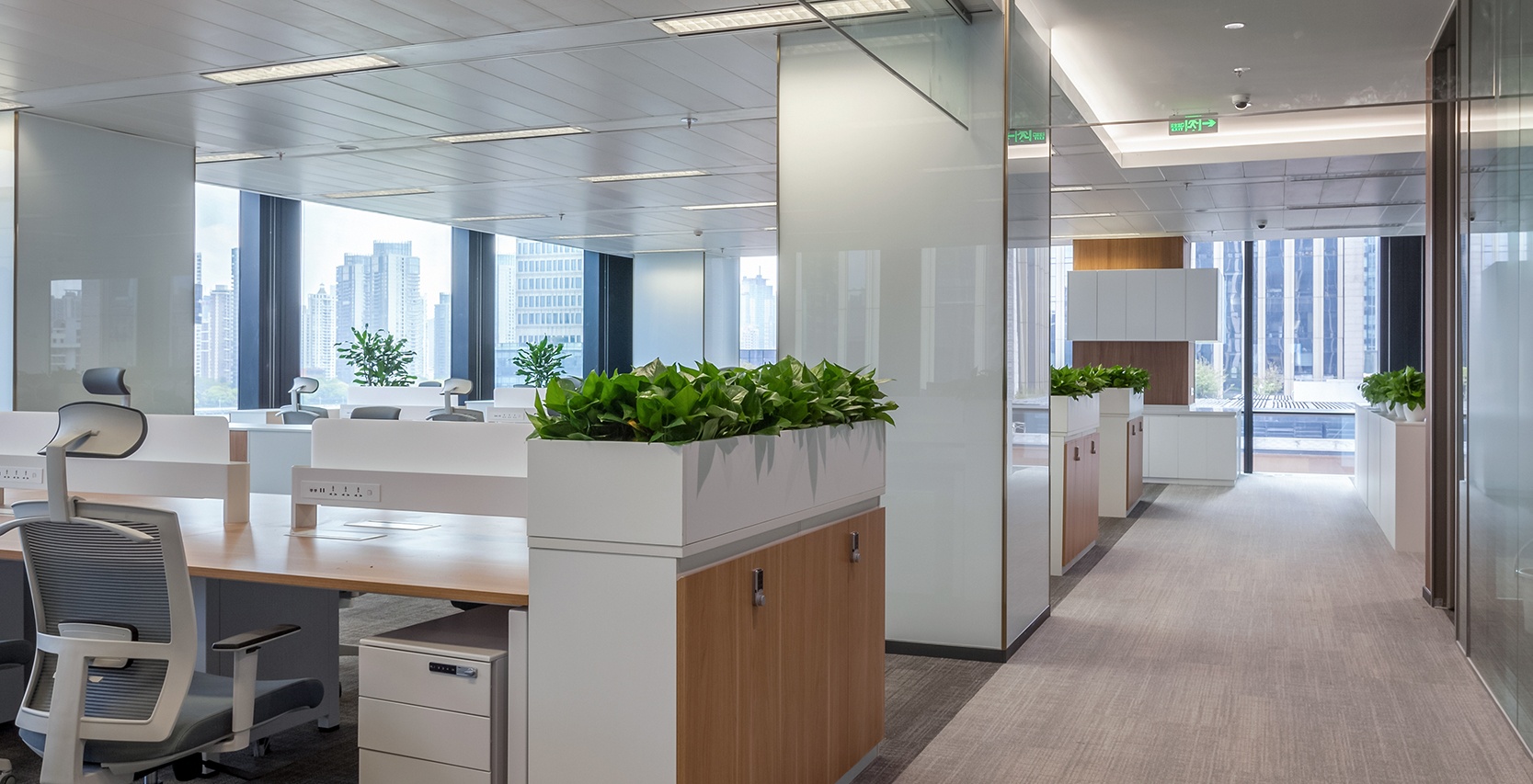 2100平金融機(jī)構(gòu)辦公室設(shè)計(jì)布局方案-辦公室裝修設(shè)計(jì)效果圖-第5張圖片-上海古都建筑設(shè)計(jì)集團(tuán)